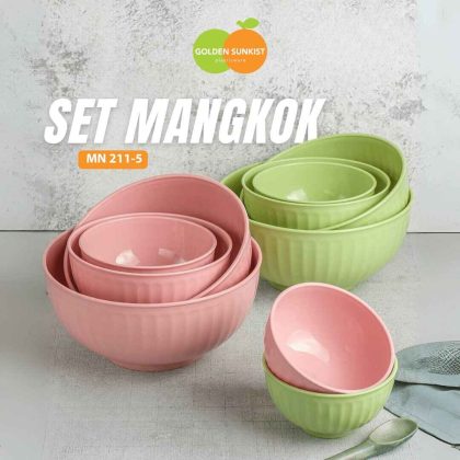 MN 211-5 SS - Mangkok Set 5 in 1 MN 211-5 SS