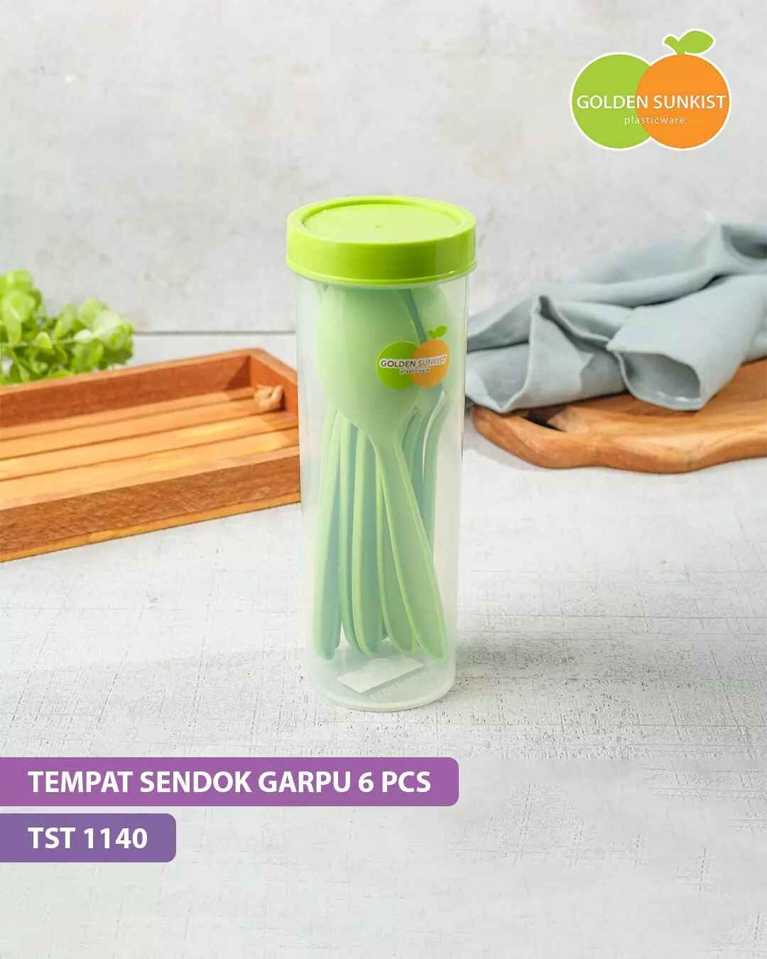 TST 1140 - Tempat Sendok Garpu 6 Pcs