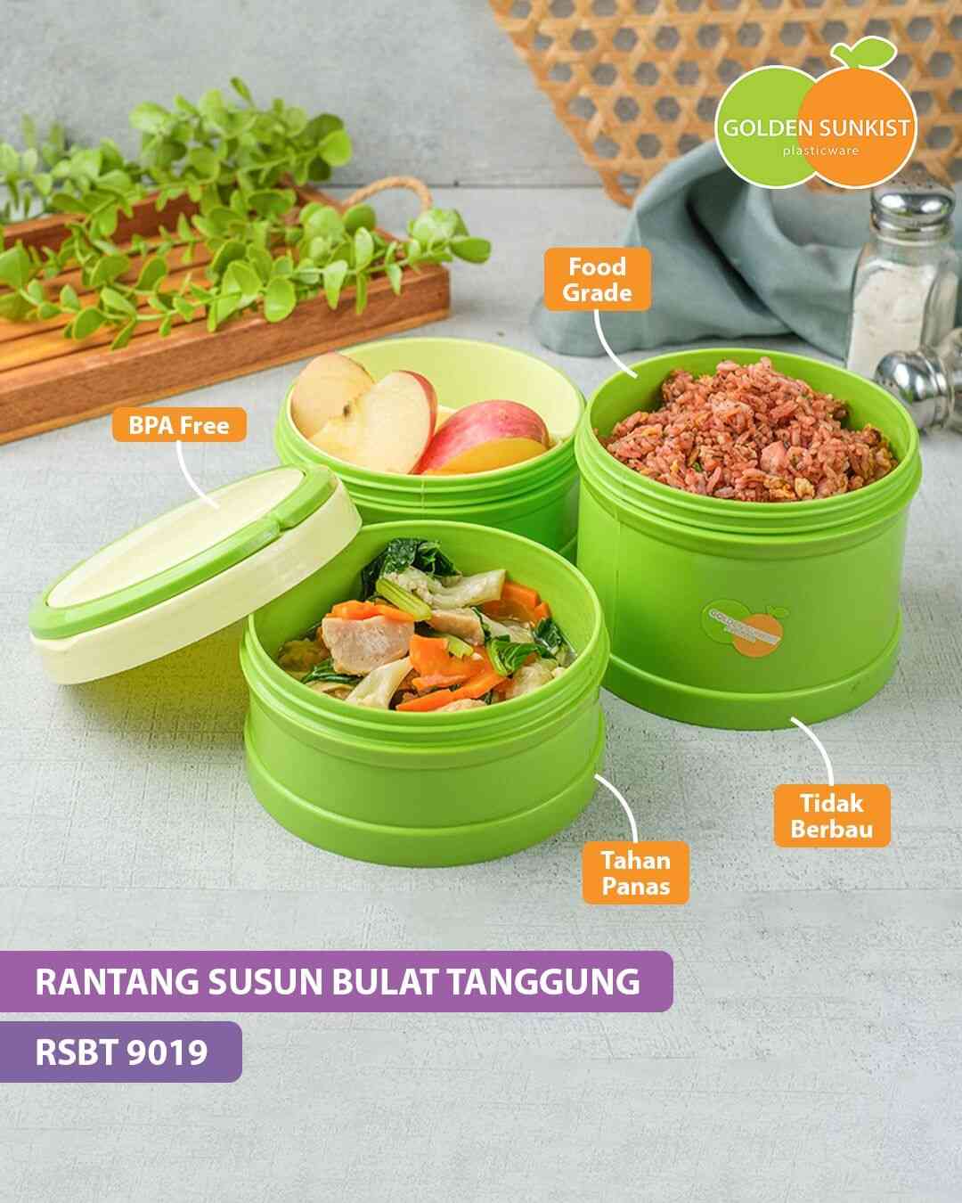 RSBT 9019 - Rantang Susun Bulat