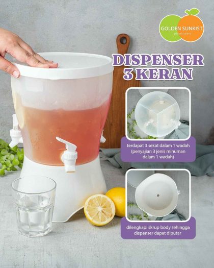 KD3K 1211 - Dispenser 3 in 1 Putih