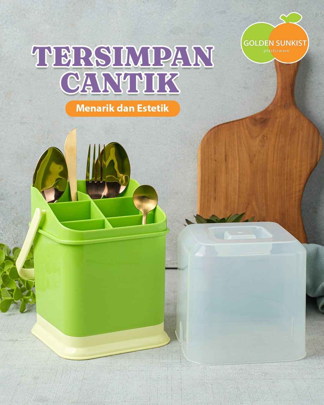 TSS 1078 - Tempat Sendok Segi - Gambar 2